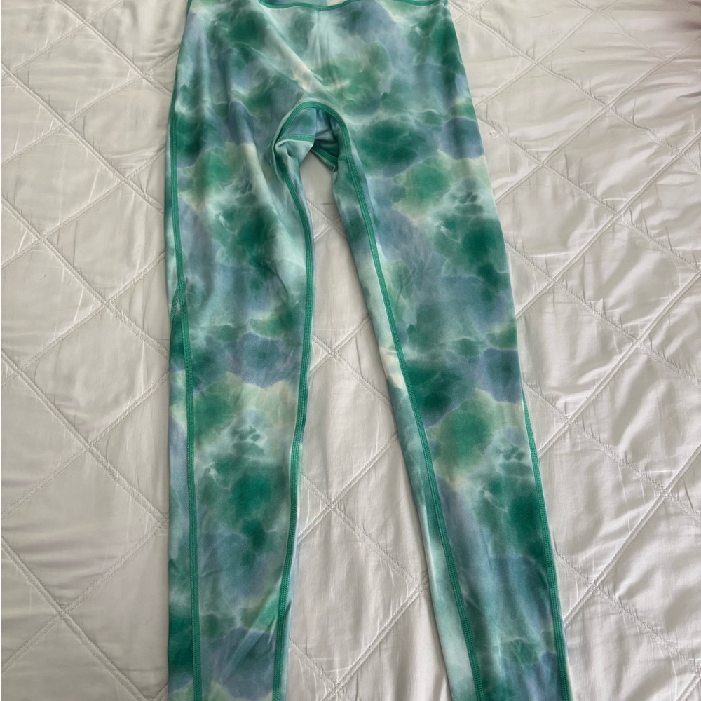 BuffBunny Aqua Tie-Dye Leggings